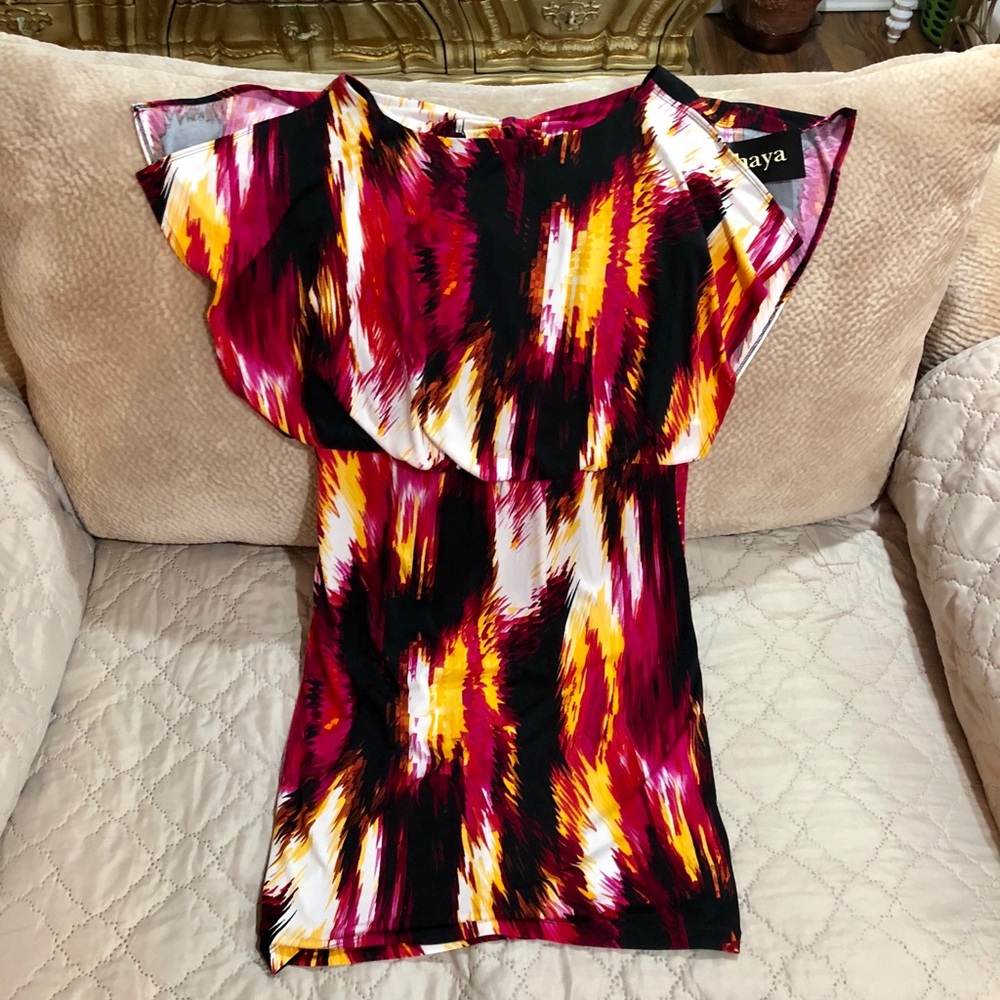 Chaya New w/tag Multi Fully Lined Dress Sz12